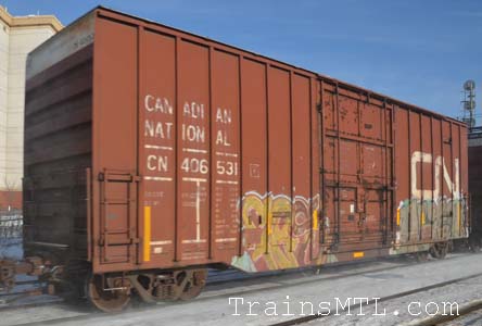 Car/wagon CN406531 left side / coté gauche